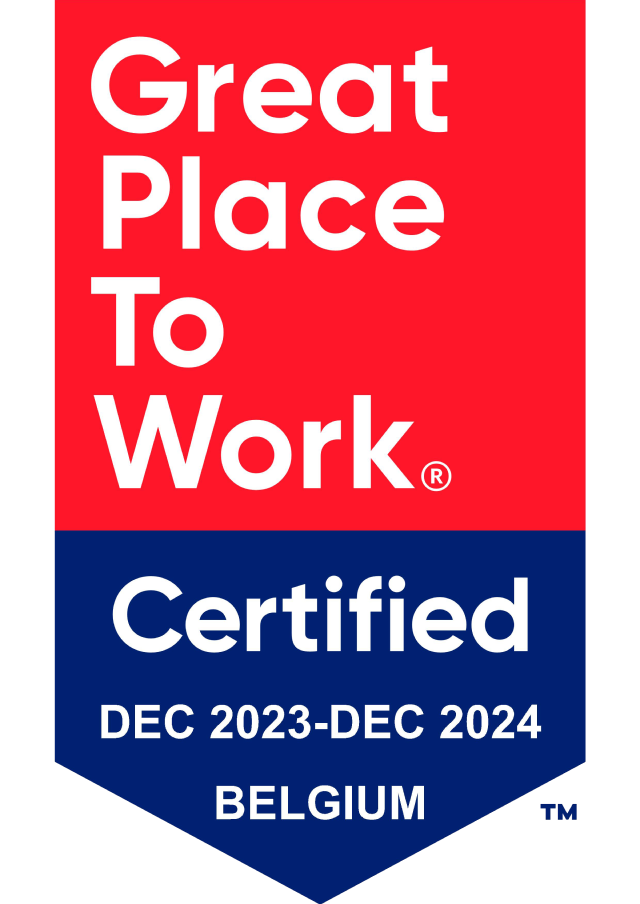 Great place to work certified Dec 2023 - Dec 2024 Belgium